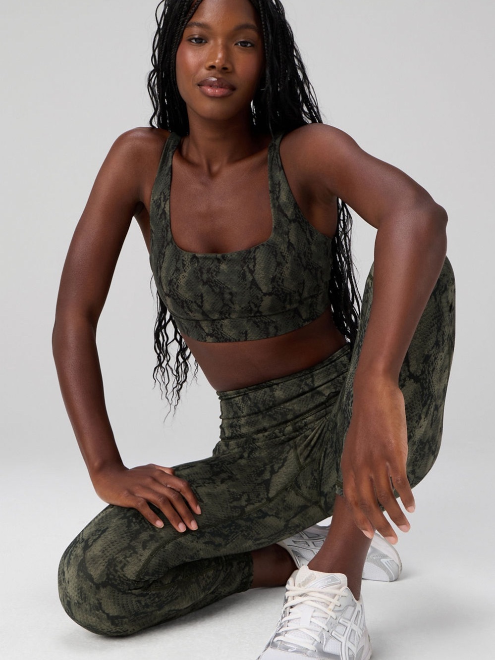FABLETICS NWT MATCHING SET PowerHold Legging & Adjustable Medium Impact Bra S
